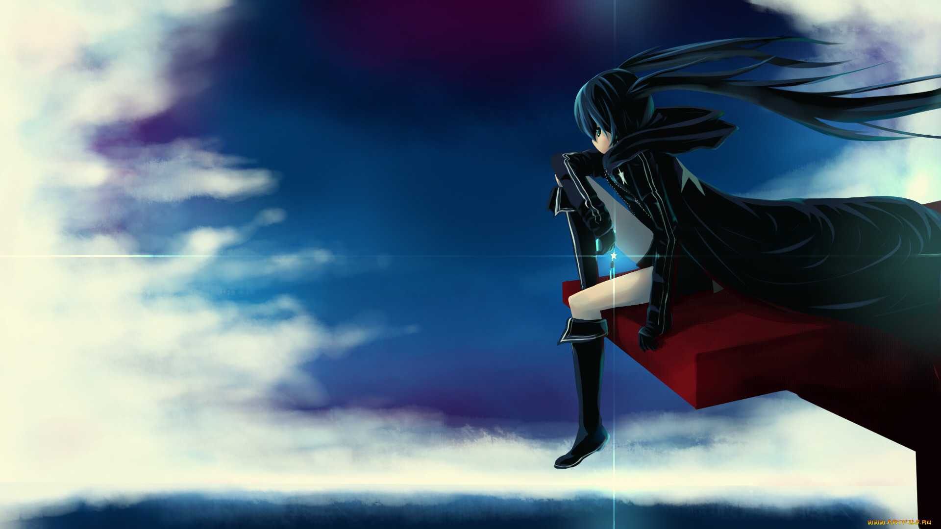 , black rock shooter, , , kuroi, mato, black, rock, shooter